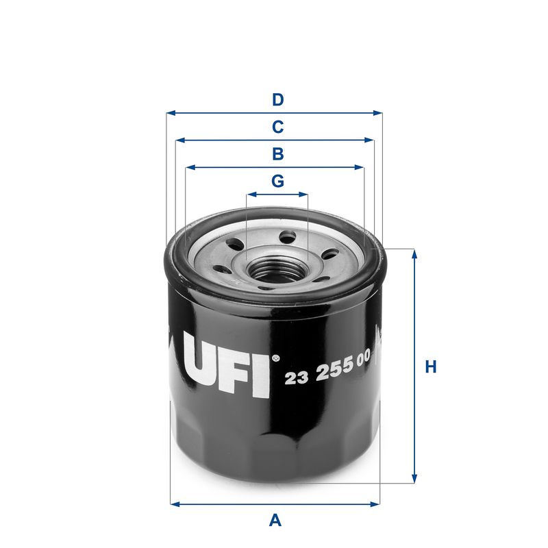 Оливний фільтр, Ufi 23.255.00