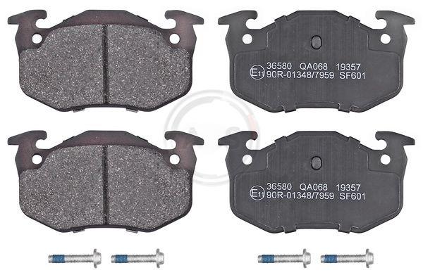 Комплект гальмівних накладок, дискове гальмо, A.B.S. 36580