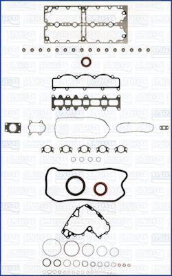Повний комплект ущільнень, двигун, FIAT Повний комплект прокладок DUCATO 110 Multijet 2,3 D 11-, IVECO DAILY IV 40C10 V 06-11, Ajusa 51022000