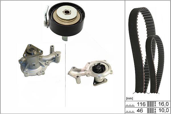 Водяний насос + зубчастий ремінь, Ina 530070030