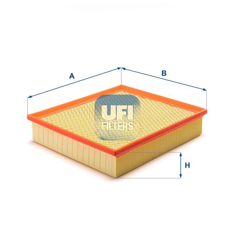 Повітряний фільтр, фільтрувальний елемент, VAG S6/A8/SUPERB -03 2.5/3.3TDI/2.8/3.7/4.2, Ufi 30.100.00