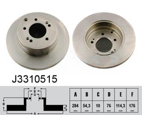 Гальмівний диск, Nipparts J3310515