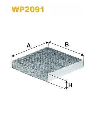 Фільтр, повітря у салоні, Wix Filters WP2091