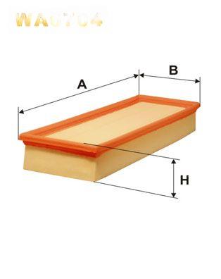 Повітряний фільтр, Wix Filters WA6704