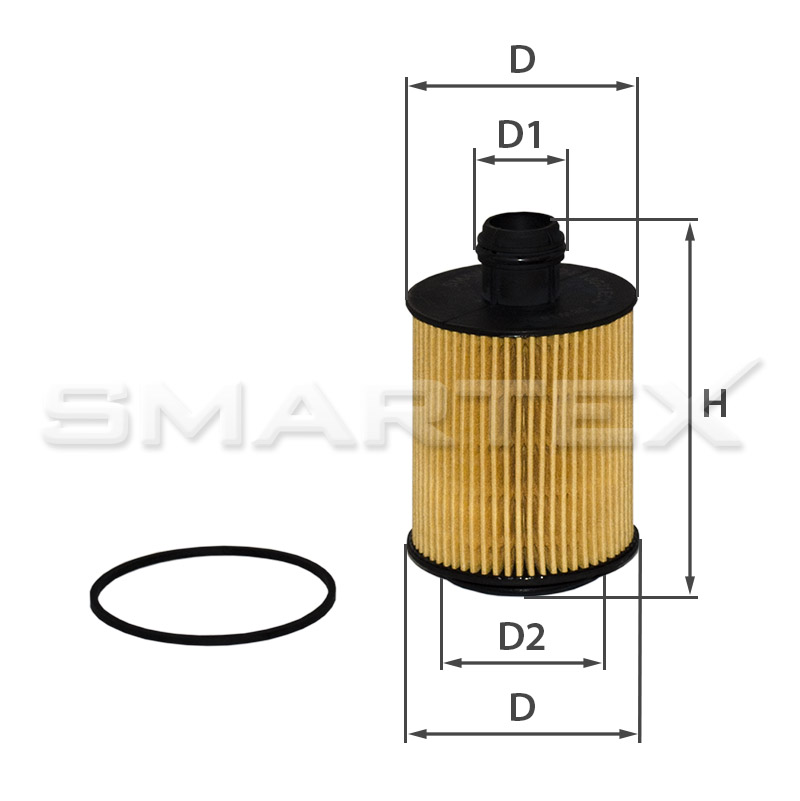 Фiльтр масляний, Smartex OE18021ECO