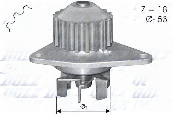 Водяний насос, Dolz C114