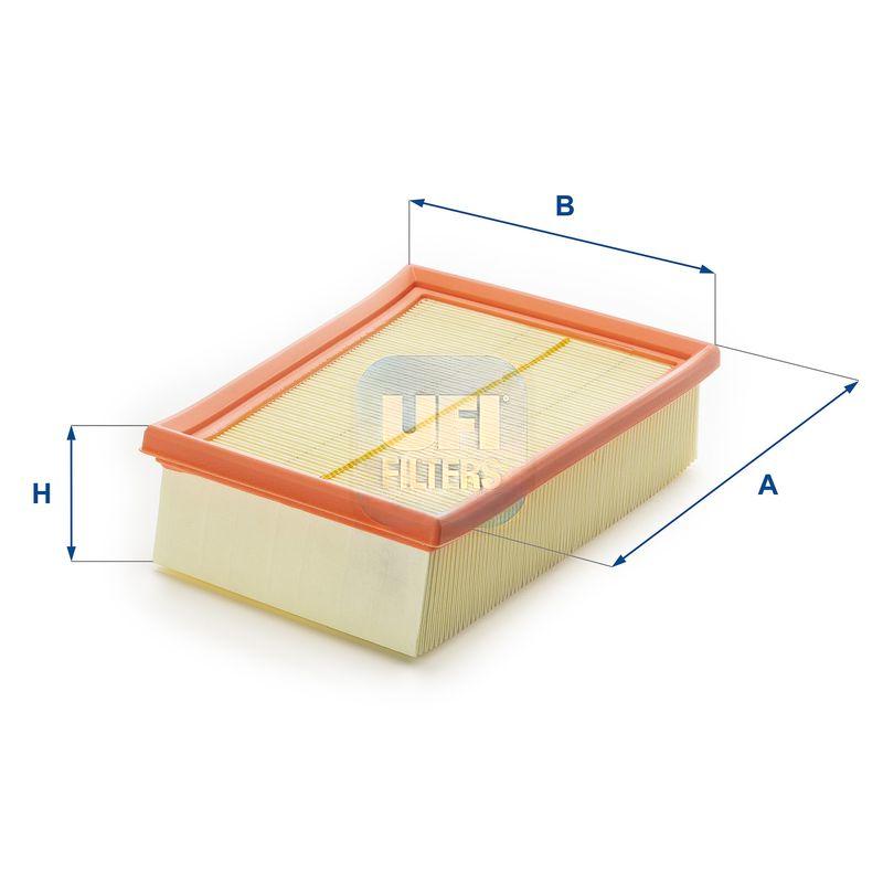 Повітряний фільтр, фільтрувальний елемент, Nissan Qashqai X-Trail Renault Koleos I 07-, Ufi 30.352.00