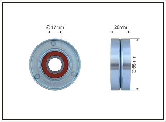 Натяжний ролик, поліклиновий ремінь, Audi A1, Seat Alhambra/Ibiza IV/IV ST, Skoda Fabia II, VW Beetle/CC/Eos/Golf Plus/V/VI/Jetta III/IV/Passat/CC 1.4