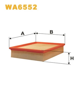 Повітряний фільтр, Wix Filters WA6552