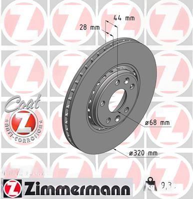 Гальмівний диск, Zimmermann 470.2438.20