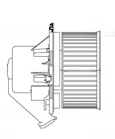 Електродвигун, компресор салону, Crafter 2.5TDi /2.0TDi (06-) /Sprinter 208CDI /2.2D (06-) (LFh 1502) Luzar, Luzar LFH1502