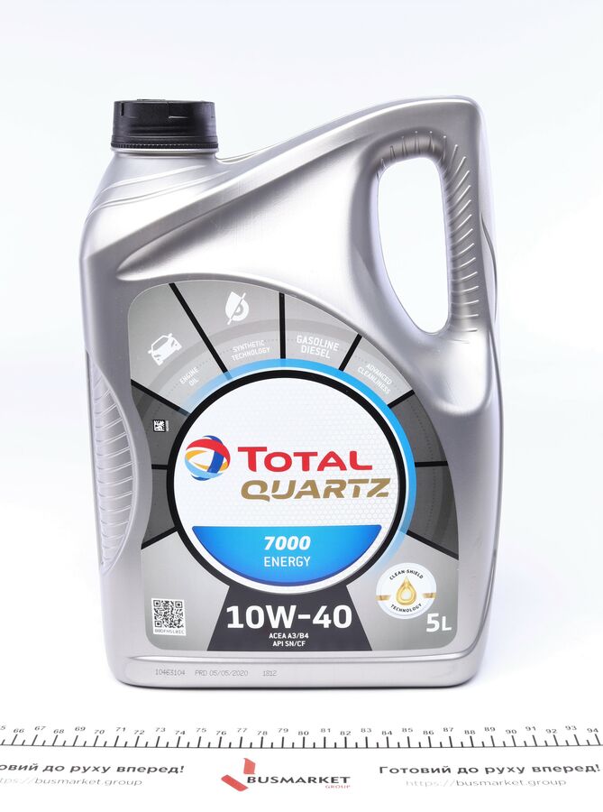 Total quartz 7000 energy 10w-40 5l, Total 214114