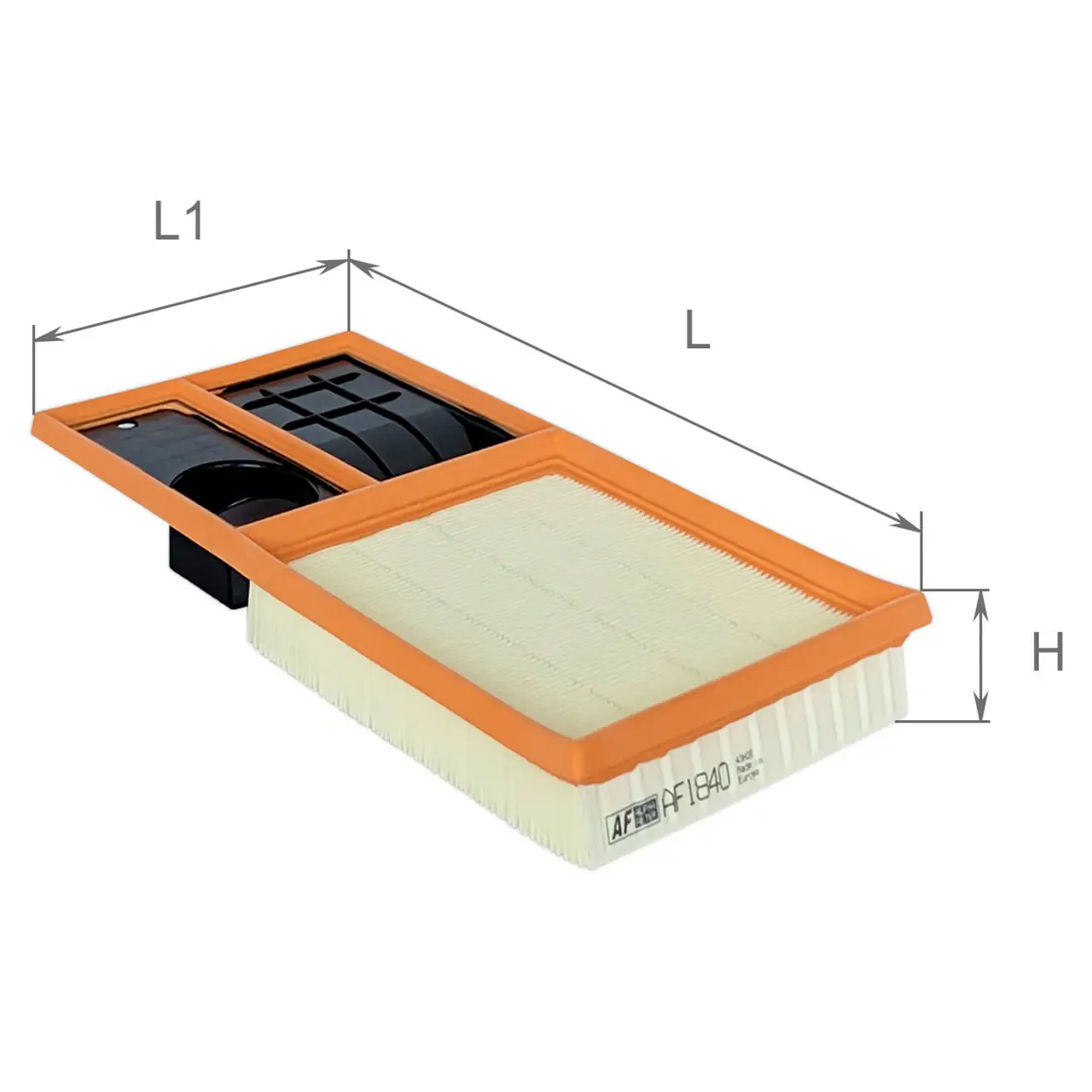 Повітряний фільтр, Alpha AF1840