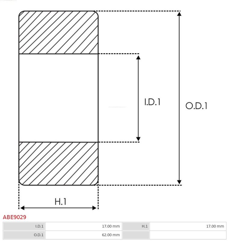 Підшипник, Auto Starter ABE9029