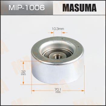 Відвідний/напрямний ролик, поліклиновий ремінь, Masuma MIP1006