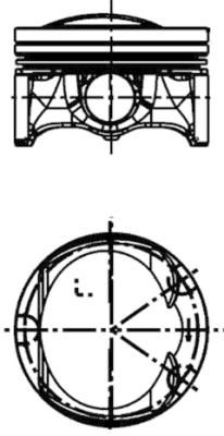 Поршень, Kolbenschmidt 41509620