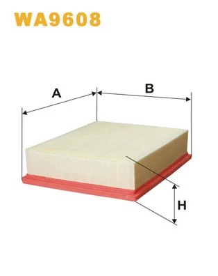 Повітряний фільтр, Wix Filters WA9608