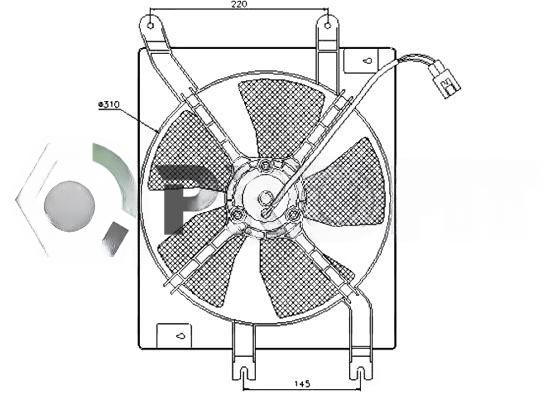 Вентилятор, система охолодження двигуна, Profit 1850-0030