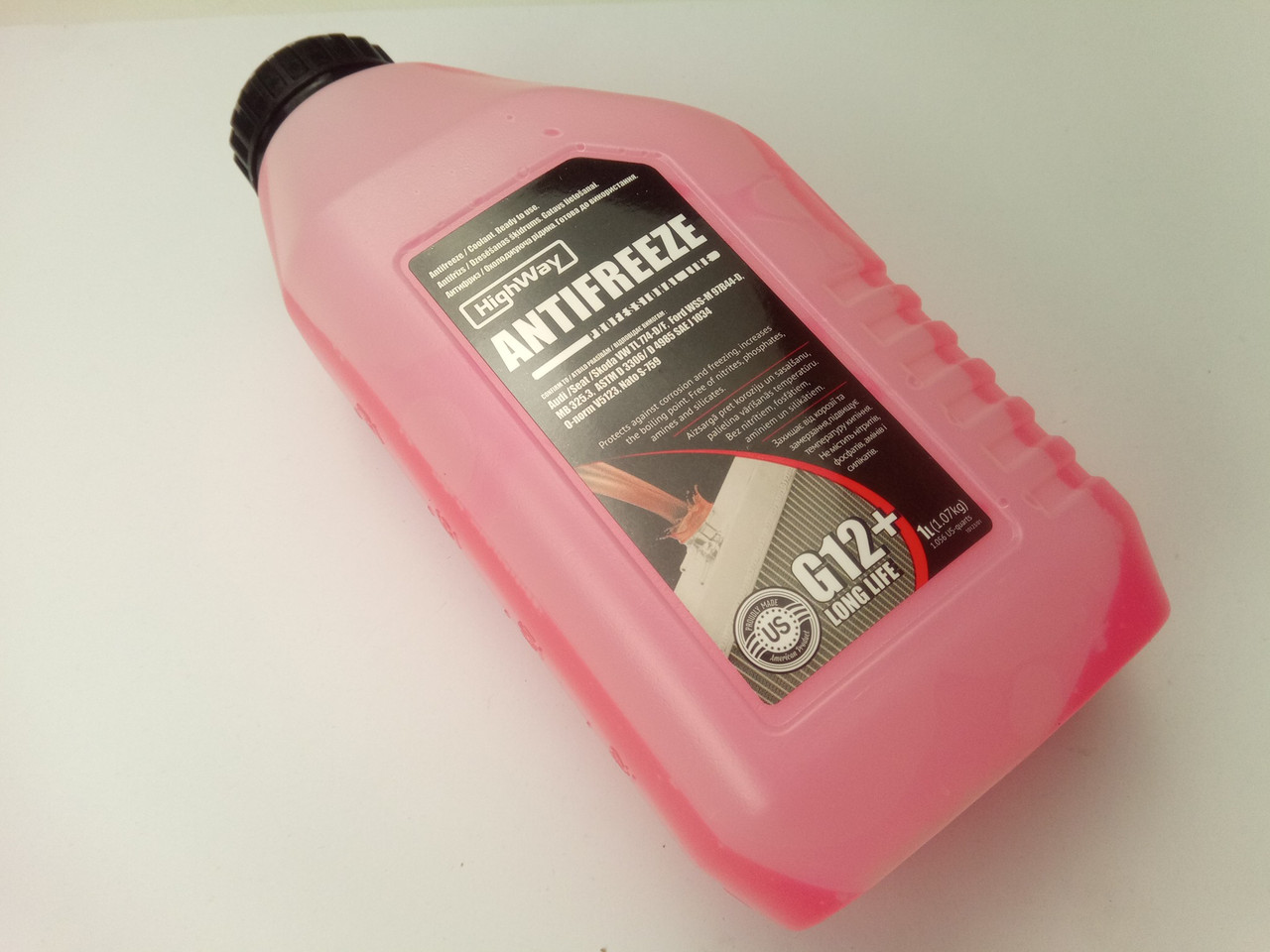 Антифриз highway antifreeze-40 long life g12+ (червоний) 1л, Highway 10123