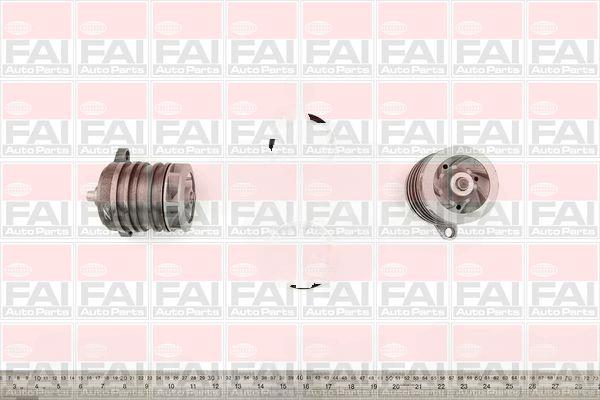 Водяний насос, T5/Touareg 2.5TDI 03-10, Fai Autoparts WP6446