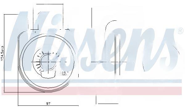 Охолоджувач оливи, моторна олива, CITROEN/PEUGEOT, Nissens 90650