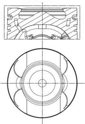 Поршень, Mahle 001PI00133002