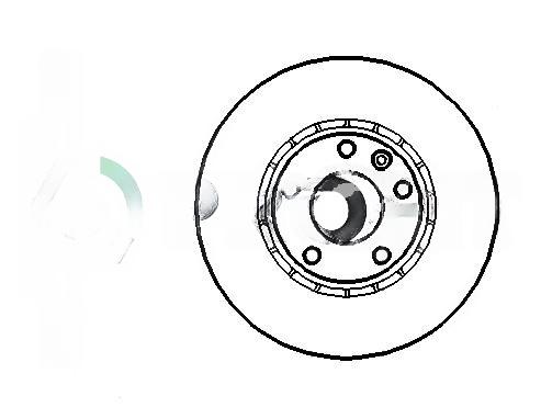 Гальмівний диск, Profit 5010-1204