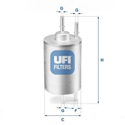 Фільтр палива, Ufi 31.958.00