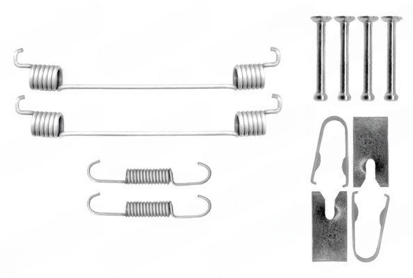 Комплект приладдя, гальмівна колодка, Quick Brake 105-0040