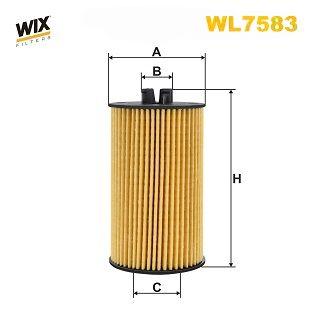 Оливний фільтр, Wix Filters WL7583