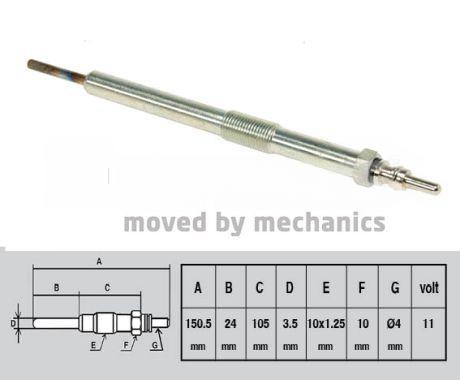 Свічка розжарювання, Nipparts J5710402