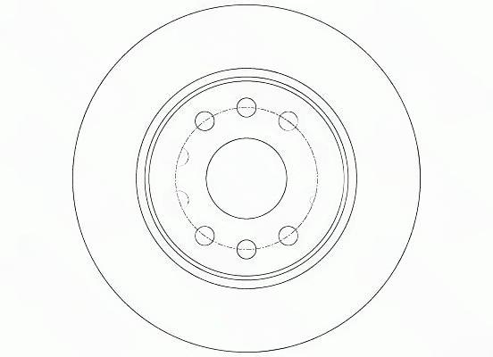 Гальмівний диск, повн., 272мм, кількість отворів 9, Golf/T-Roc/Touran/Caddy/Bora/Jetta/Eos/Yeti/Octavia/Superb 04-, Trw DF7911