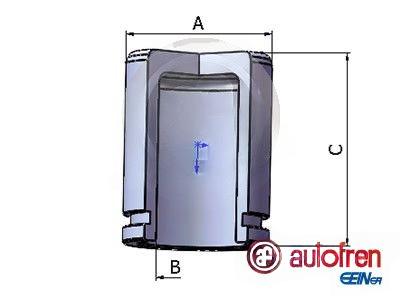 Поршень, гальмівний супорт, Autofren D0-25317