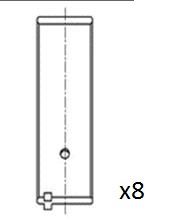 Підшипник шатуна, OPEL Вкладыш шатунный Daewoo Espero,Lanos,Nexia,Chevrolet Aveo,Cruze,Astra F,G,H,J,Combo,Insignia,Signum,Vectra A/B/C,Zafira 1.5/1.8