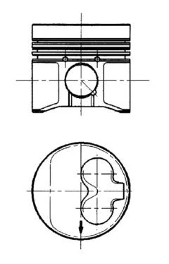 Поршень, Audi/Vw 79.51 1.9TD AAZ/ABL/ADE, Kolbenschmidt 91429600