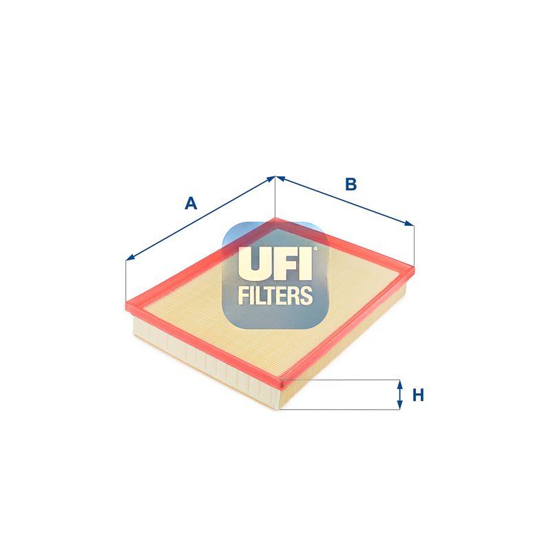Повітряний фільтр, фільтрувальний елемент, Opel Astra G/H, Zafira A/B 98->, Ufi 30.107.00
