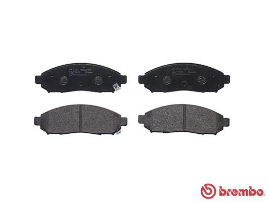 Комплект гальмівних накладок, дискове гальмо, Brembo P56096