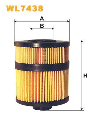 Оливний фільтр, Wix Filters WL7438