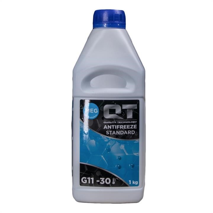 Антифриз qt meg standard -30 g11 синій 1кг, Qt-Oil QT553301