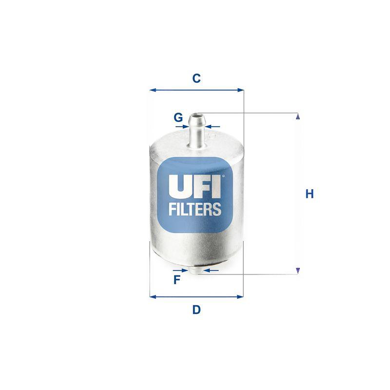 Фільтр палива, Ufi 31.760.00