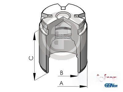 Поршень, гальмівний супорт, Autofren D0-2578