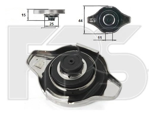 Запірна кришка, радіатор, Fps 29R03