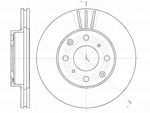 Гальмівний диск, Remsa 6108.10