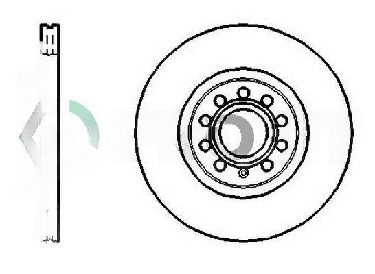 Гальмівний диск, Profit 5010-1305
