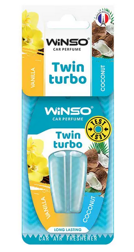 Ароматизатор з подвійною капсулою winso twin turbo vanilla & coconut (30), Winso 538380