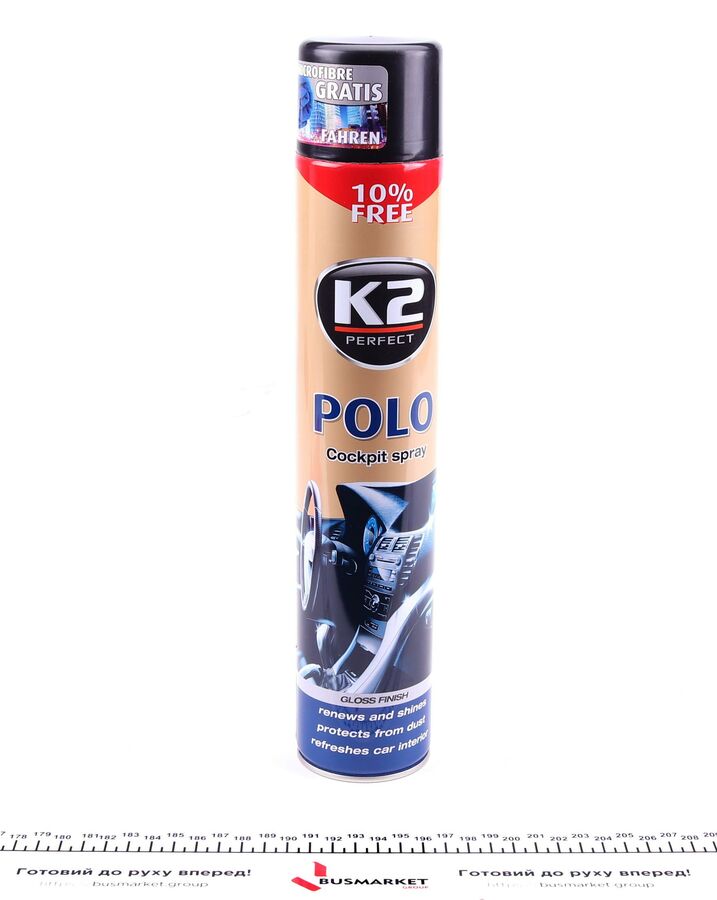 Засіб для чищення пластмаси, POLO COCKPIT SPRAY 750ML FAHREN, K2 K407FA1