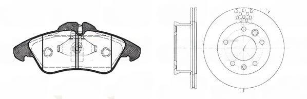 Комплект гальма, дискове гальмо, Roadhouse 857801