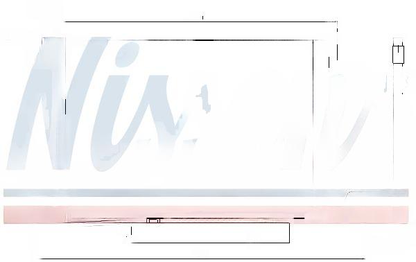 Конденсатор, система кондиціонування повітря, Fit, Nissens 94910