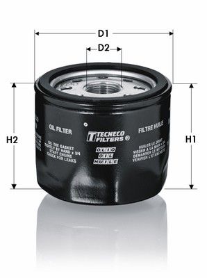 Оливний фільтр, Tecneco OL7008