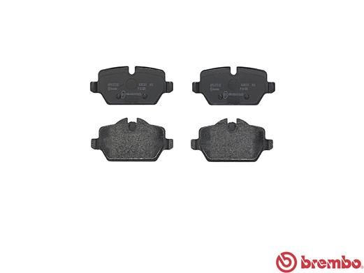 Комплект гальмівних накладок, дискове гальмо, Brembo P06080